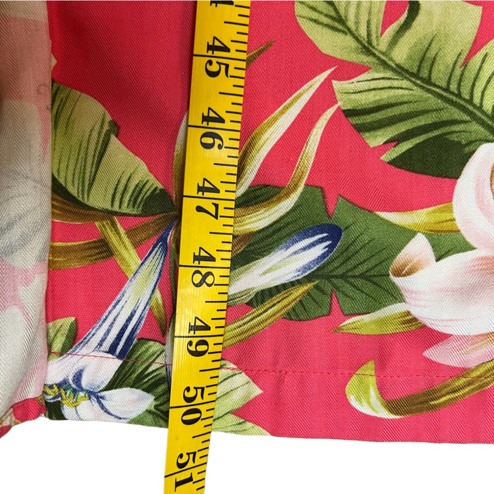 La Cabana Hawaiian Tropical Print Wrap Dress, size S - Picture 6 of 10